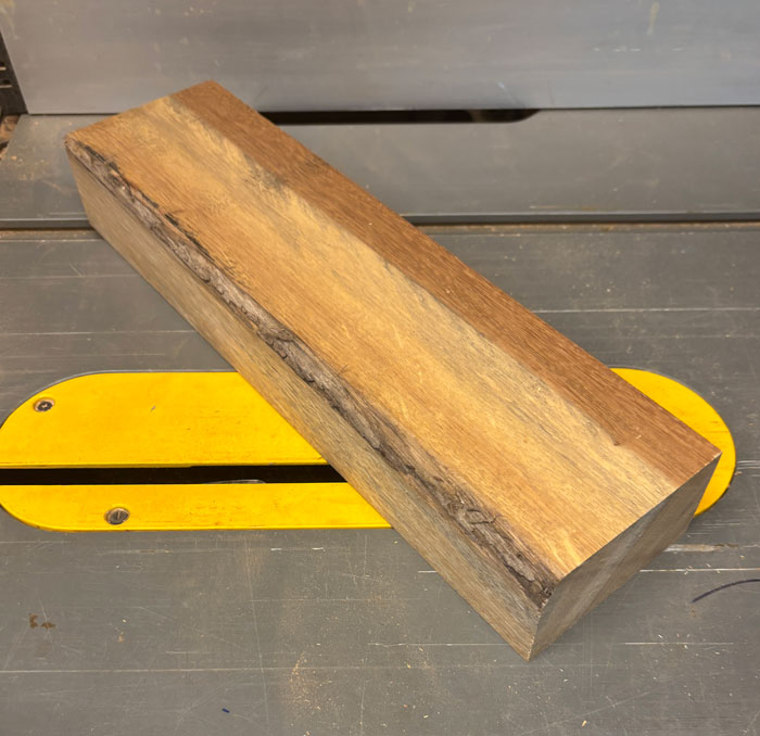 Sapele klods
