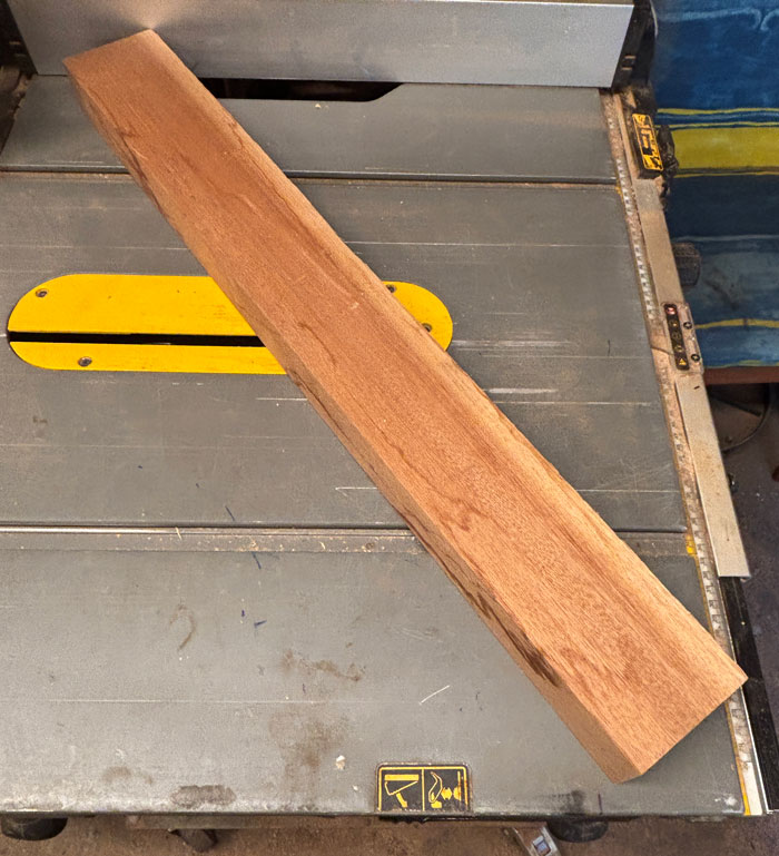Sapele klods