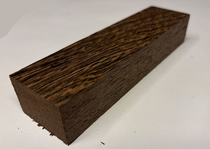 Wenge kniv skæfte