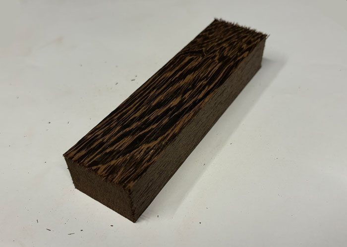 Wenge kniv skæfte