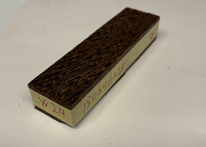 Wenge kniv skæfte