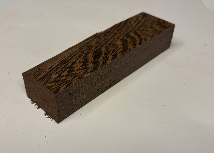Wenge kniv skæfte