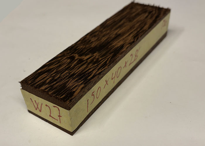 Wenge kniv skæfte
