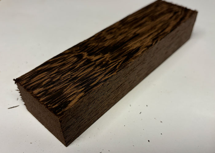 Wenge kniv skæfte