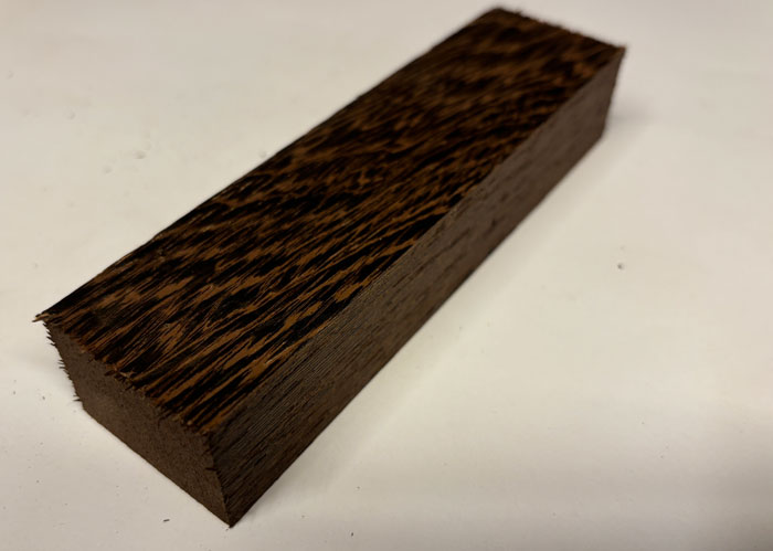 Wenge kniv skæfte