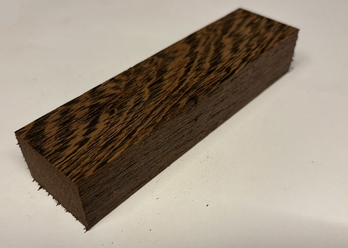 Wenge kniv skæfte