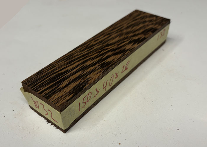 Wenge kniv skæfte
