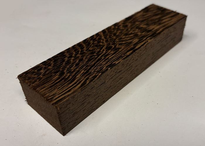 Wenge kniv skæfte