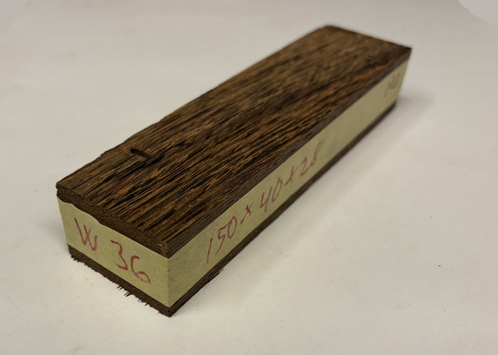 Wenge kniv skæfte