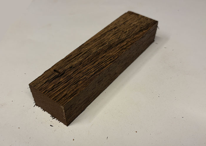 Wenge kniv skæfte