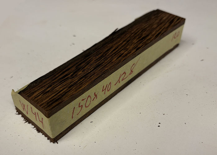 Wenge kniv skæfte