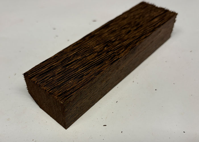Wenge kniv skæfte