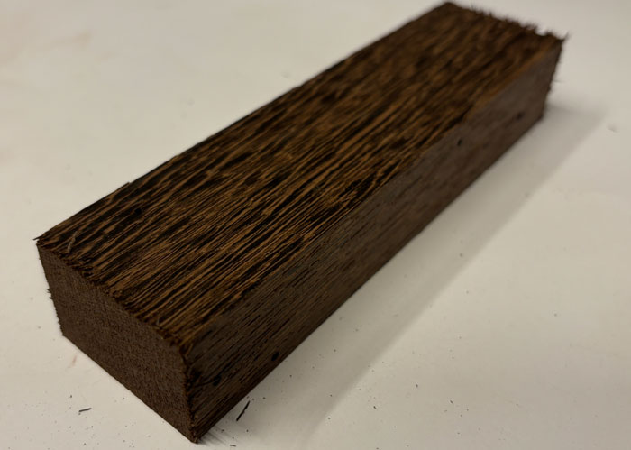 Wenge kniv skæfte