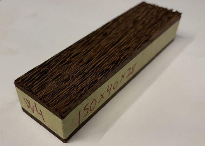 Wenge kniv skæfte