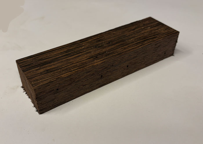 Wenge kniv skæfte