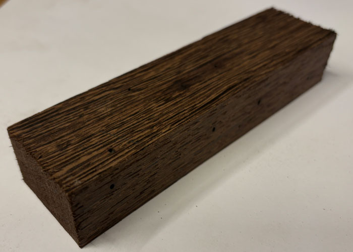 Wenge kniv skæfte