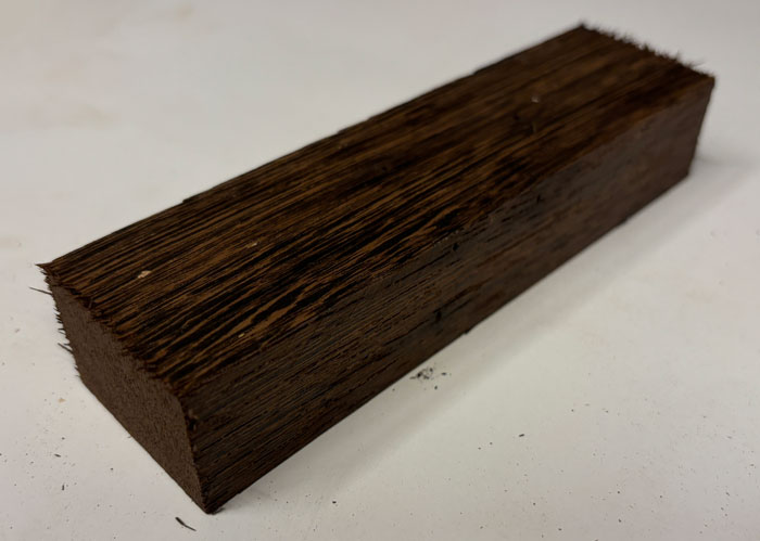Wenge kniv skæfte