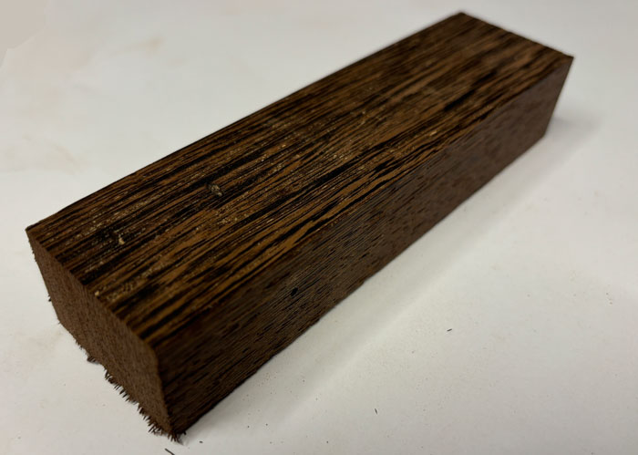 Wenge kniv skæfte