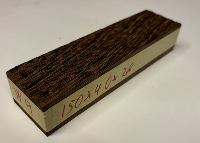 Wenge kniv skæfte